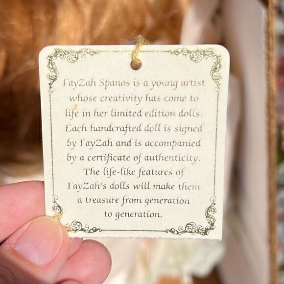 Vintage 1996 Fayzah Spanos‎ Collection Destiny Doll - Picture 11 of 12
